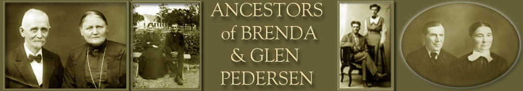 Ancestors of Brenda and Glen Pedersen