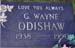 Headstone of Wayne Odishaw