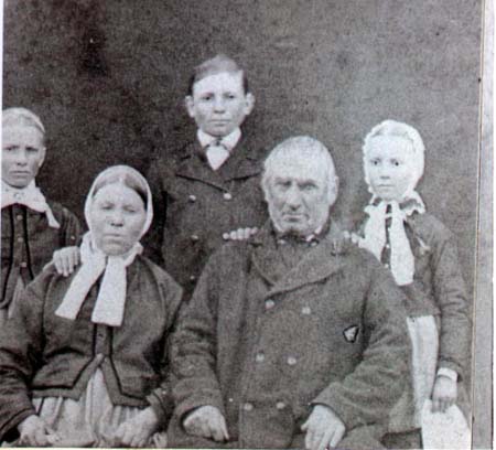 Gottfried Isaak Sr & Christina Vogel and their three youngest: Gottfried, Magdalena, Lydia 
