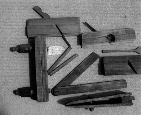 Carpenter tools made by Christopher Arneson